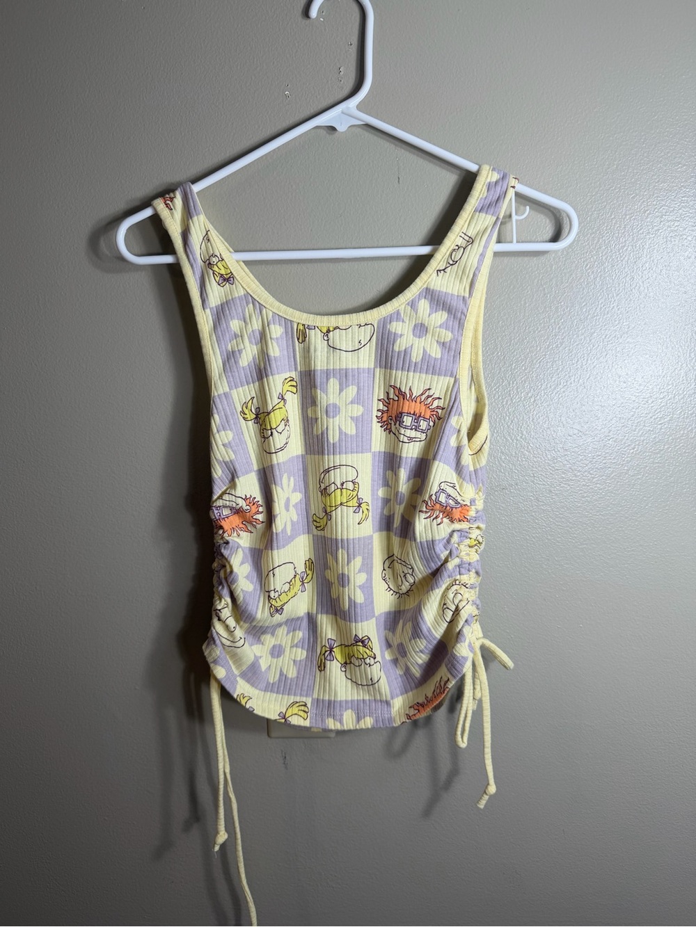 Nickelodeon Rugrats Ruched Side Tank Top Womens Juniors Large - Picture 3 of 4